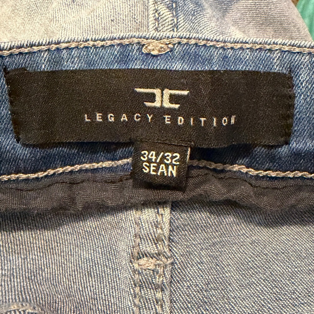 Jordan Craig Legacy Edition Sean Light Wash Slim Fit Jeans Mens 34x32 JS200 - Picture 3 of 8